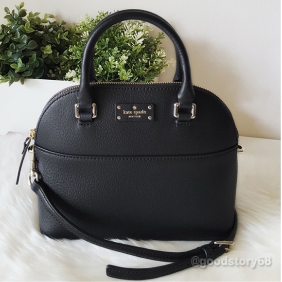 Kate Spade medium size Black Satchel Bag - Picture 1 of 10